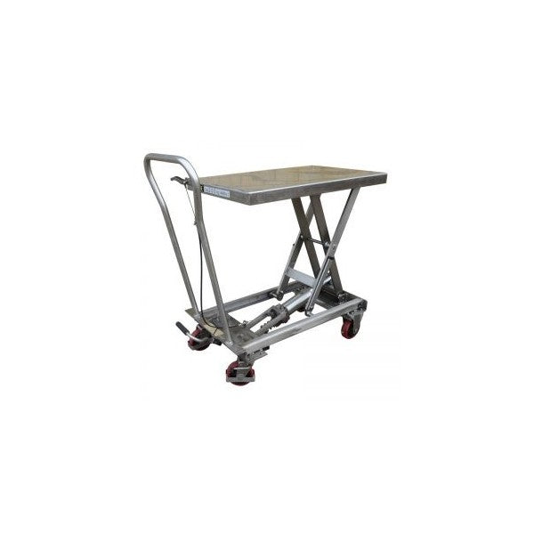 Partial Stainless Steel Mobile Scissor Lift Table TFD15S 100KG